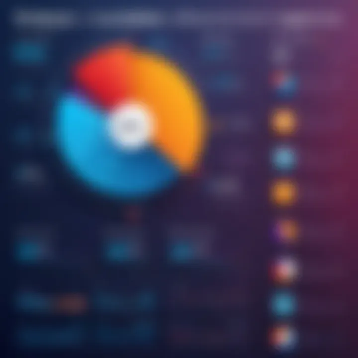 Graphic representation of employee satisfaction metrics.