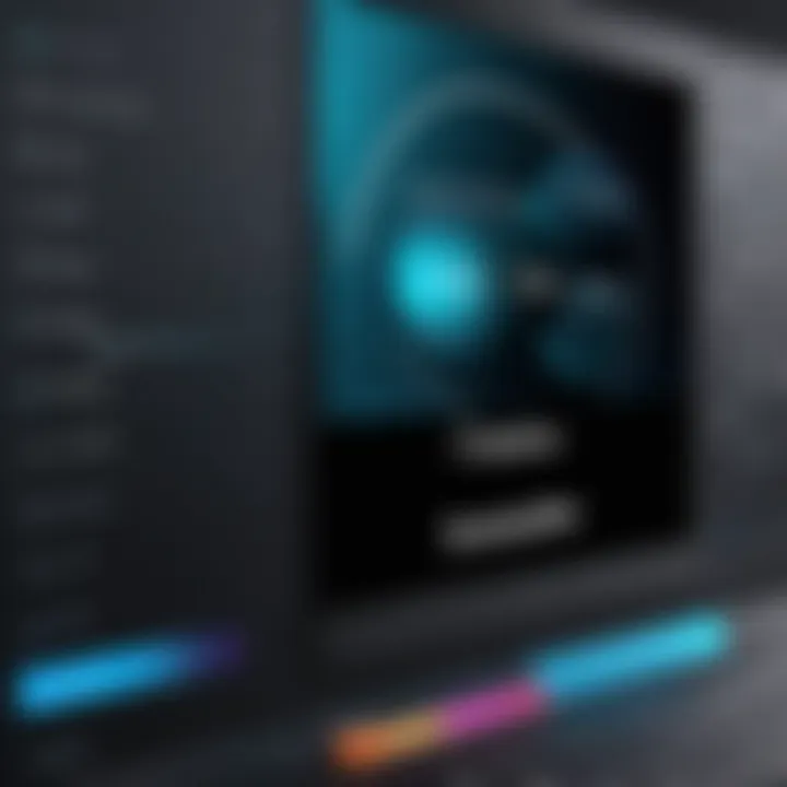 Creative software interface comparison