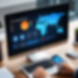 Remote screen sharing interface