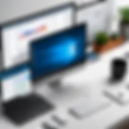 Overview of Tinytake features showcased on a digital workspace