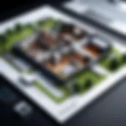 Detailed interface of TurboFloorPlan 3D Home and Landscape Pro showcasing design tools