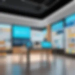 An interactive demonstration of Web AR technology in a retail setting, showcasing product visualization.