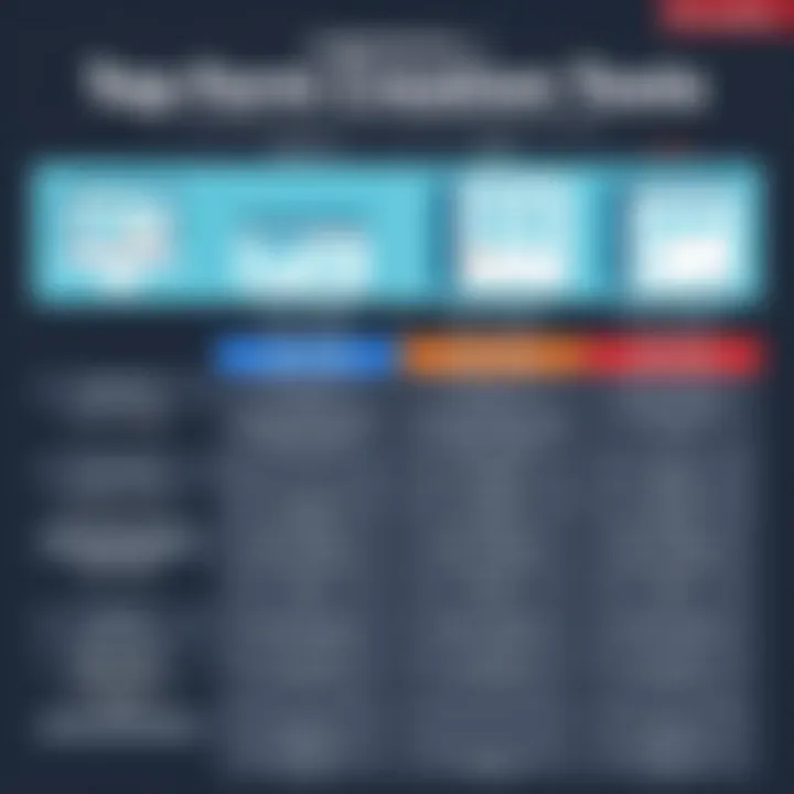 Comparison of Top Form Creation Tools Comparison chart of various form creation tools highlighting features and pricing