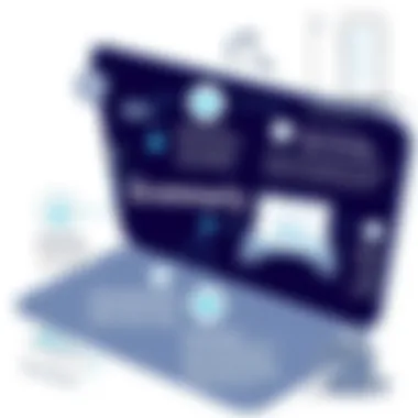 Illustration highlighting the features of Grammarly