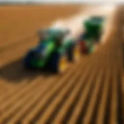 Modern agricultural technology in action