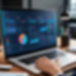 Dynamic dashboard showcasing HR software functionalities