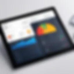 Visual representation of lead scoring metrics
