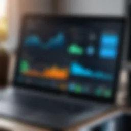 Dashboard showcasing digital asset management features
