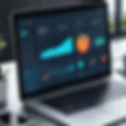 A visual representation of litigation management software interface