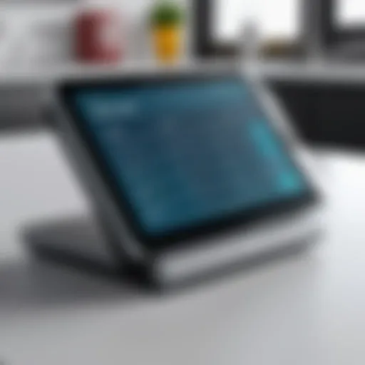 User interface of Microsale POS showcasing its design.