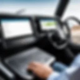 Overview of Mystc trucking software interface showcasing user-friendly design