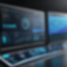 Dashboard interface showcasing time tracking features