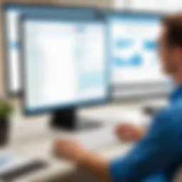 Visual representation of NVivo software interface