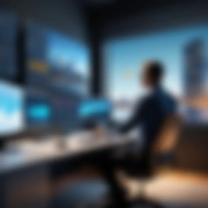 Real estate investor utilizing Propstream for analysis