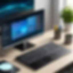 Visual representation of remote desktop software features