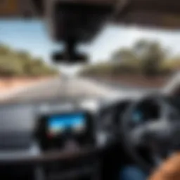 Samsara Dash Cam mounted in a fleet vehicle