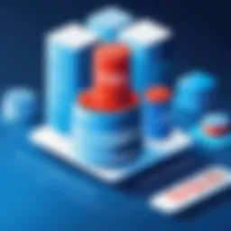 Visual representation of SQL database architecture