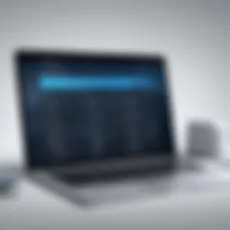 User interface of booking software