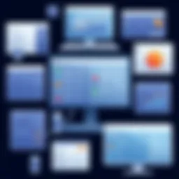 A visual representation of diverse translation software interfaces showcasing their unique features.