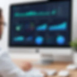 Dental practice management software dashboard