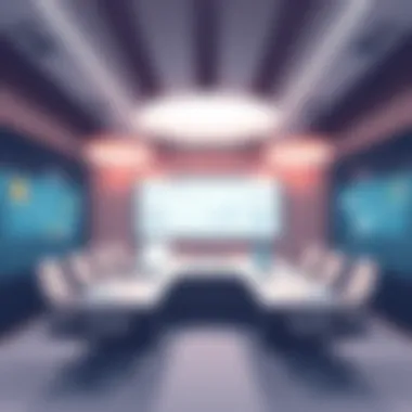Visual representation of technology integration in deal rooms