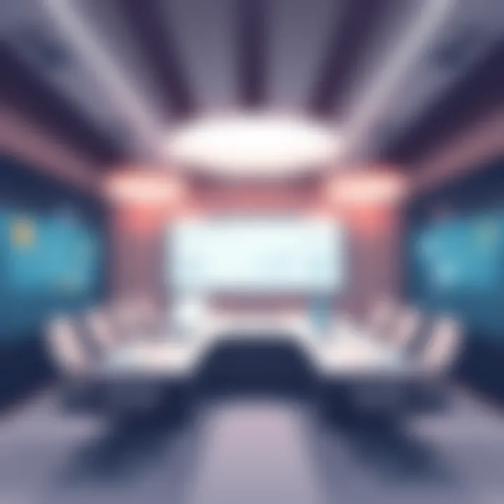 Visual representation of technology integration in deal rooms