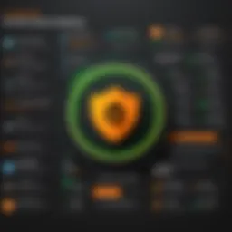 Visual representation of GoDaddy's security features and protocols.