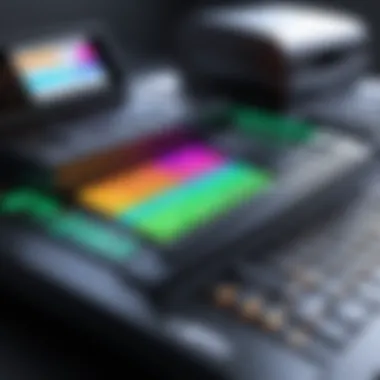 Comparison chart highlighting advantages of Radiant cash register systems