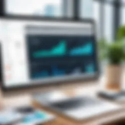 Dashboard interface showcasing payroll analytics