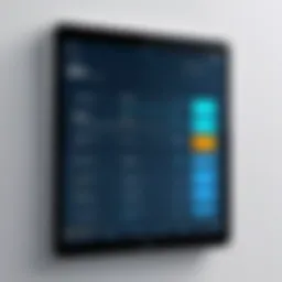 Digital interface displaying shift scheduling options