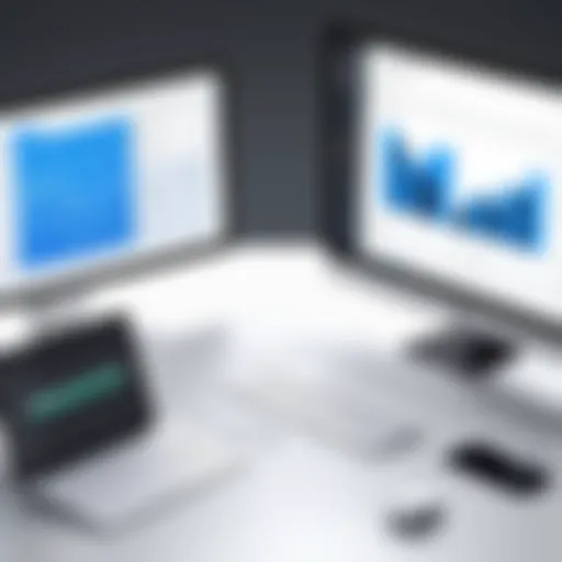 Visual representation of collaboration tools in project management software
