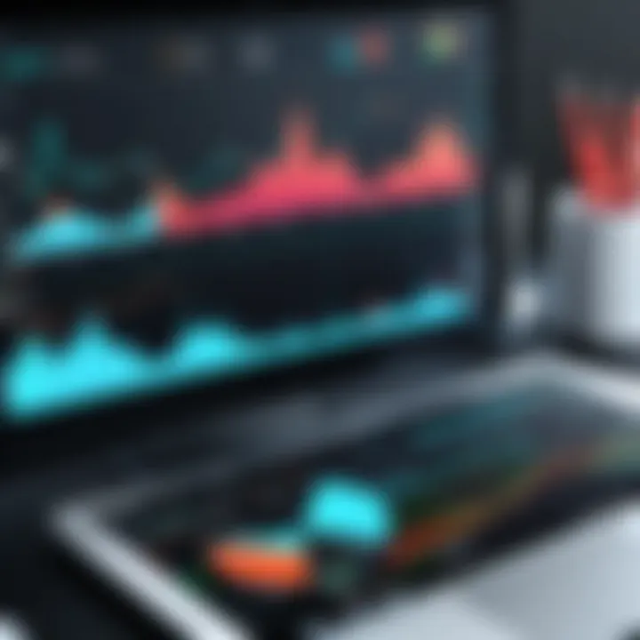 Graphs and charts representing trading performance
