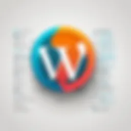 Illustration depicting hosted WordPress services.