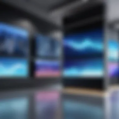 Dynamic Corporate Display Dynamic digital signage display in a corporate setting